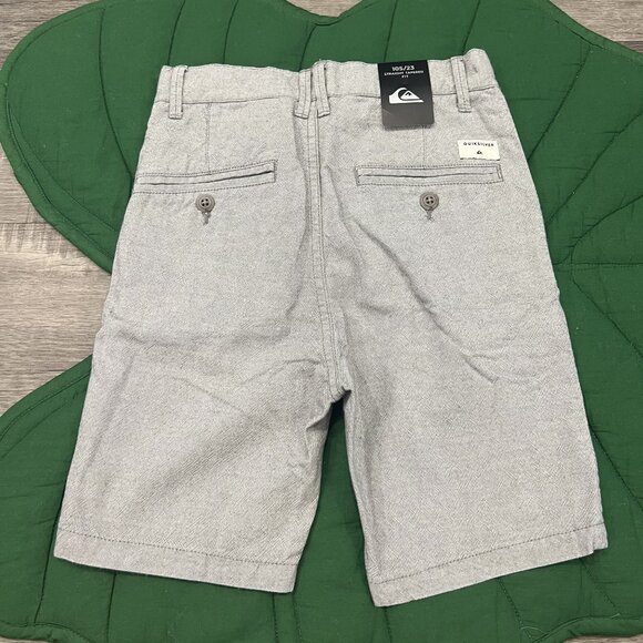 Quiksilver Youth Boy 23 10S Krandy Oxford Walk Short Gray - Picture 2 of 6